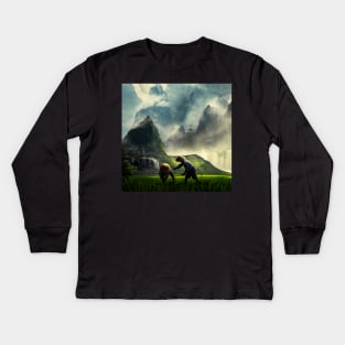 Wall Art - Chinese Magic Valley Kids Long Sleeve T-Shirt